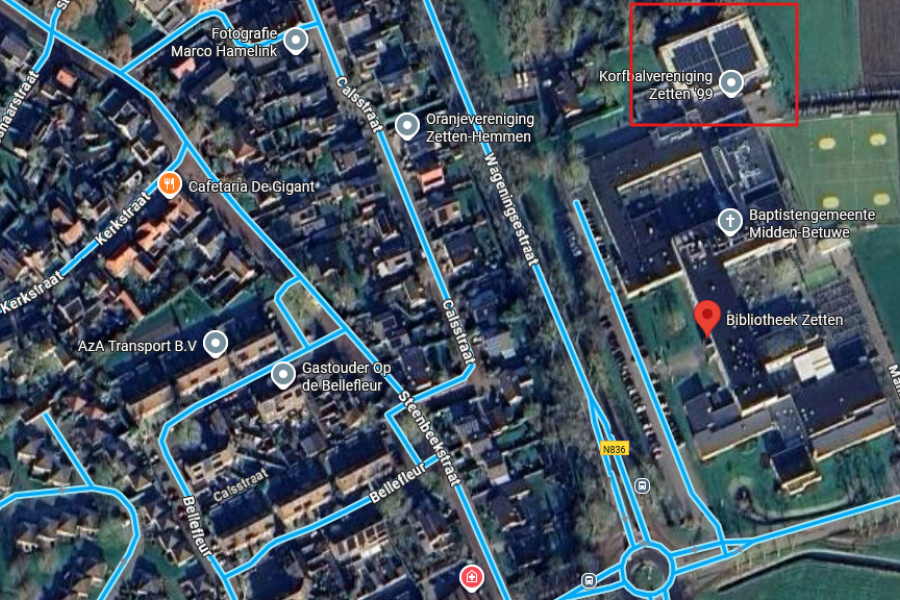 Xanthos tijdelijk verhuisd naar sporthal 'de Mammoet'